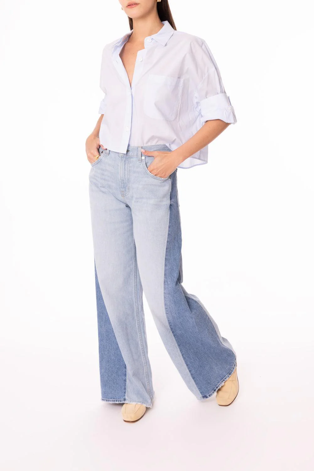 Next Ex Superfine Shirt - Baby Blue - Image 2