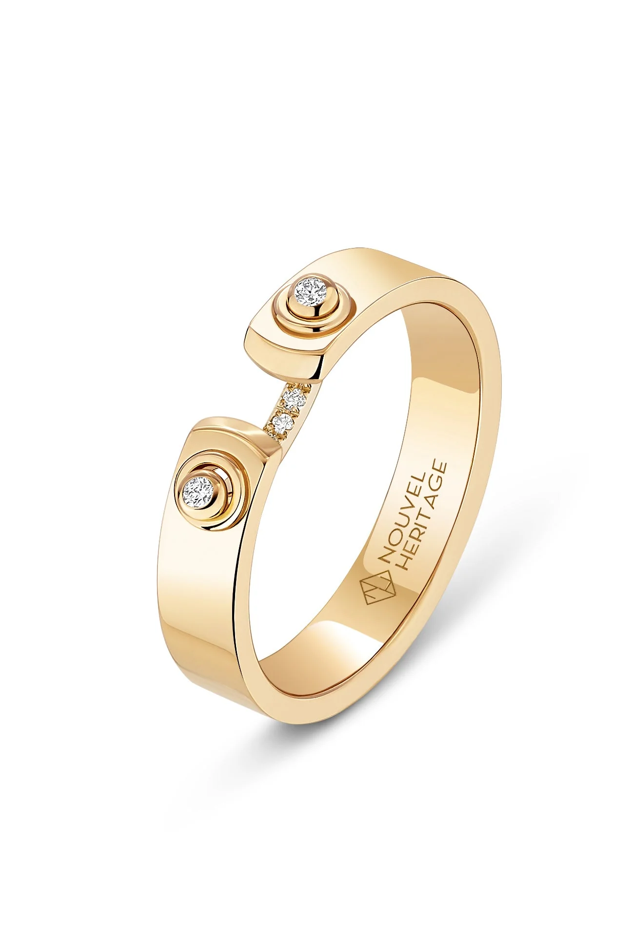Business Meeting PM Mood Ring - Yellow Gold - Image 5