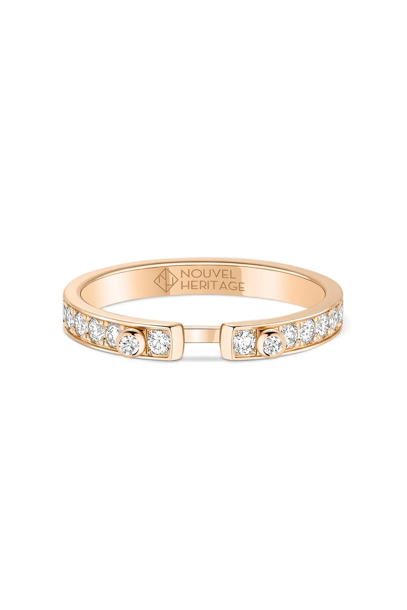 Eternity Tuxedo PM Mood Ring - Rose Gold