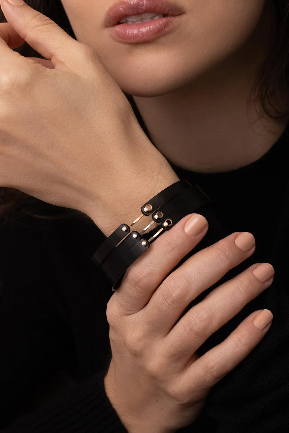 Midnight In Manhattan GM Mood Bracelet - White Gold - Image 2