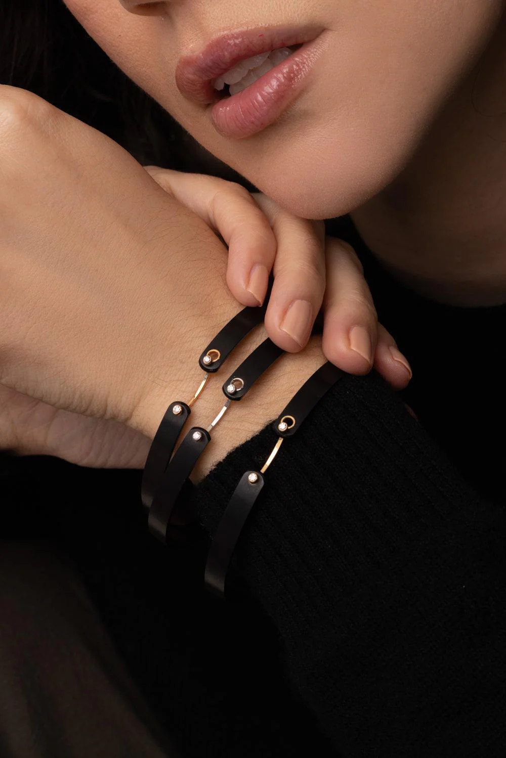 Midnight In Manhattan GM Mood Bracelet - White Gold - Image 3