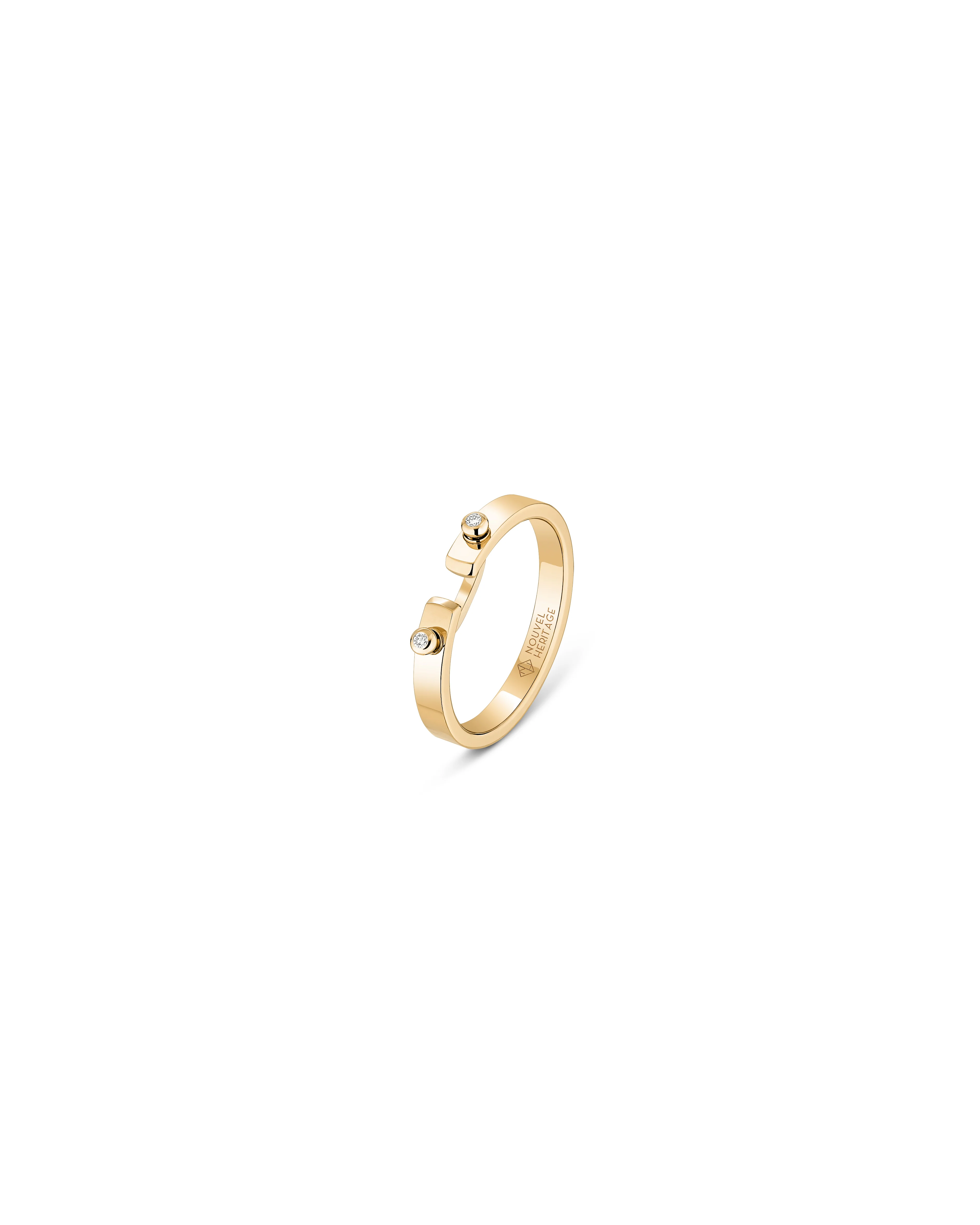 Monday Morning PM Ring - Yellow Gold