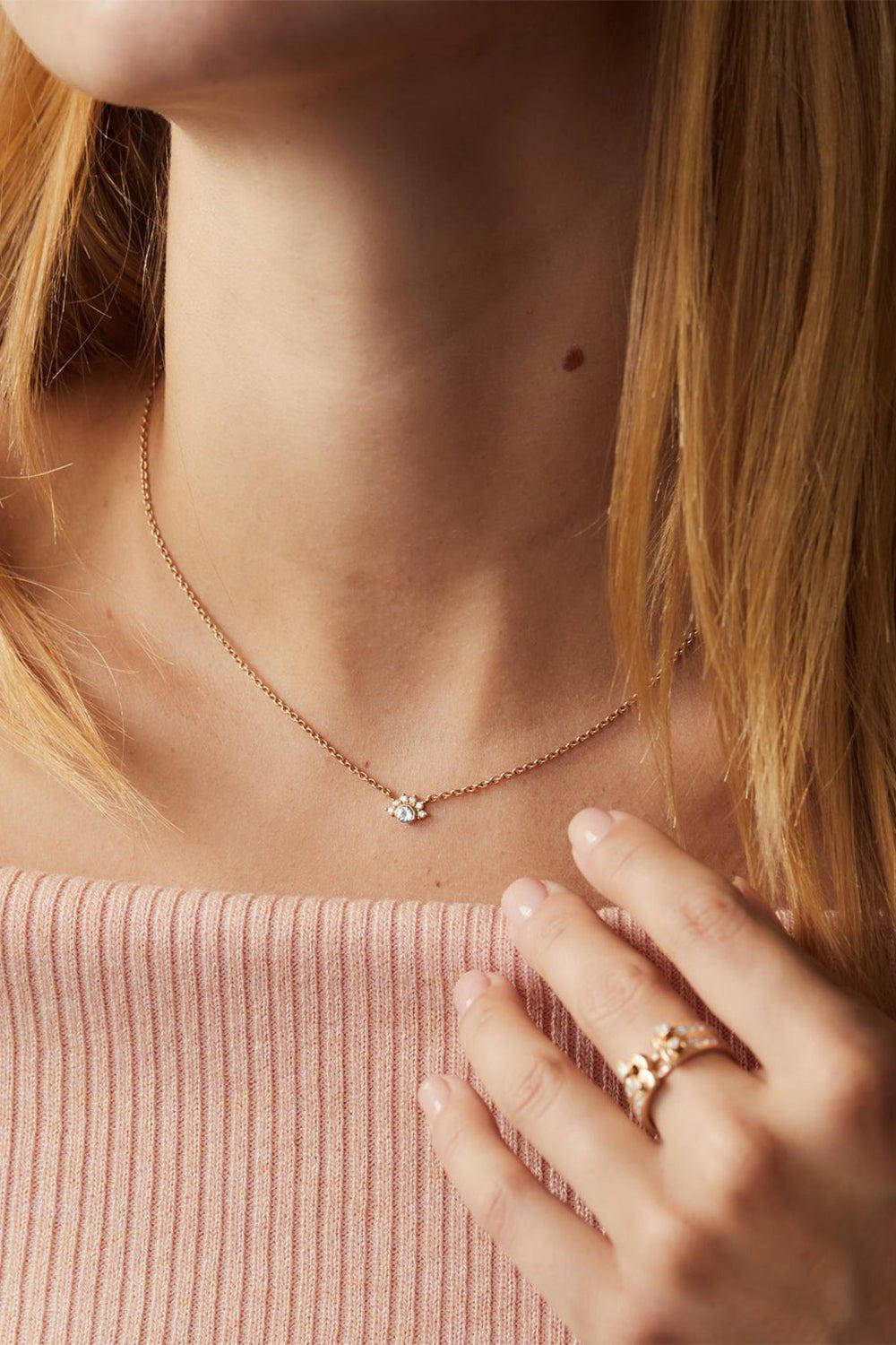 Mystic Diamond Pendant Necklace - Image 2