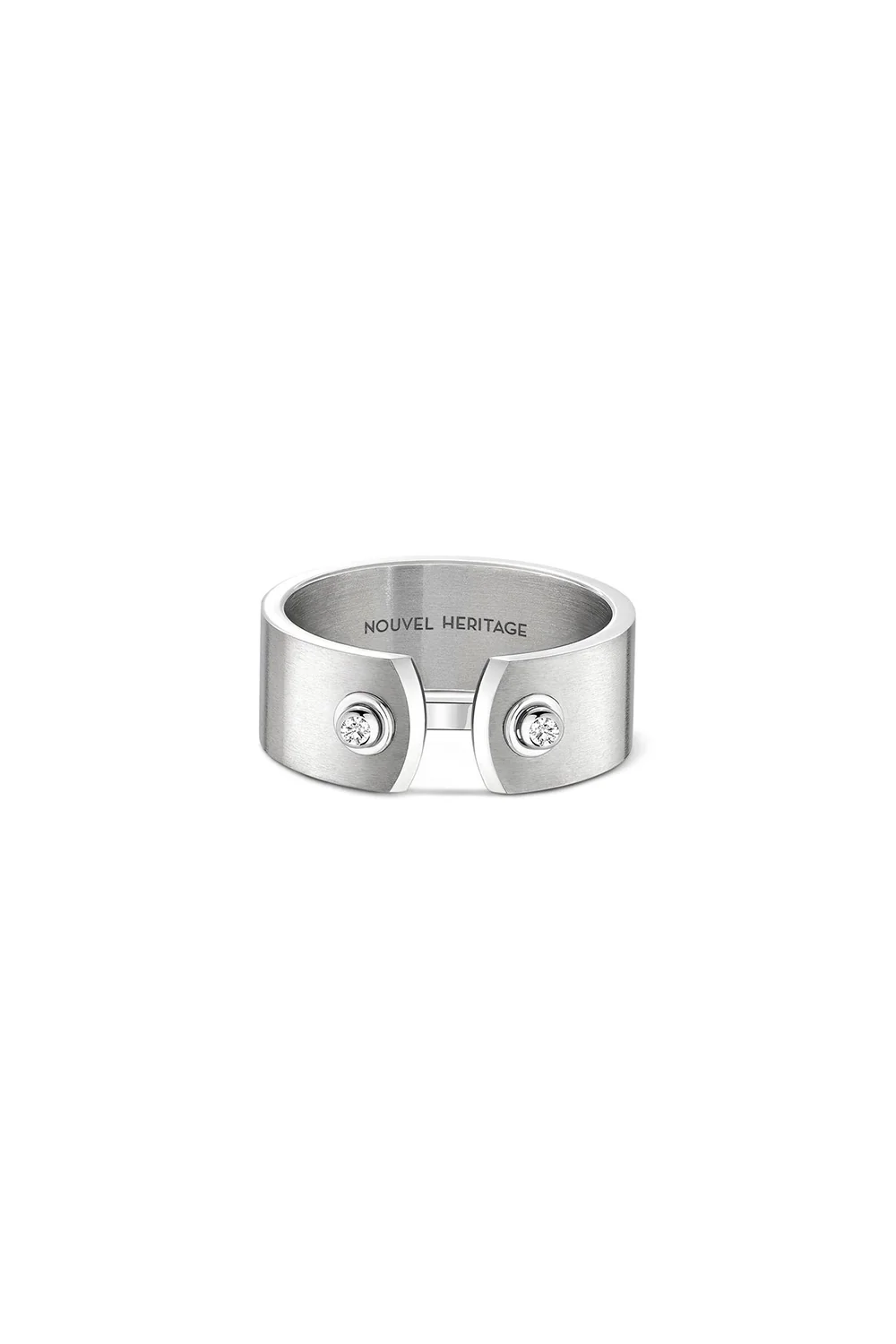 Paris From The Sky Mood Ring - White Gold