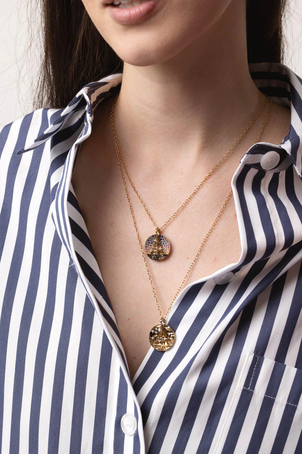Paris Medallion Necklace - Image 3