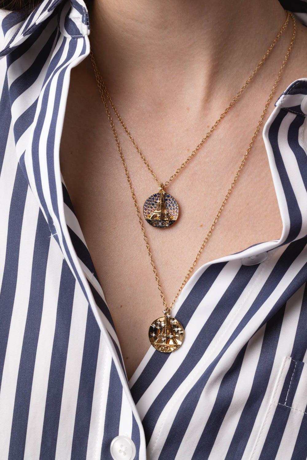 Paris Medallion Necklace - Image 4