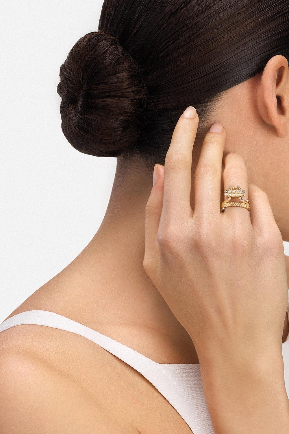 Paved Diamond Latch Ring - Image 2