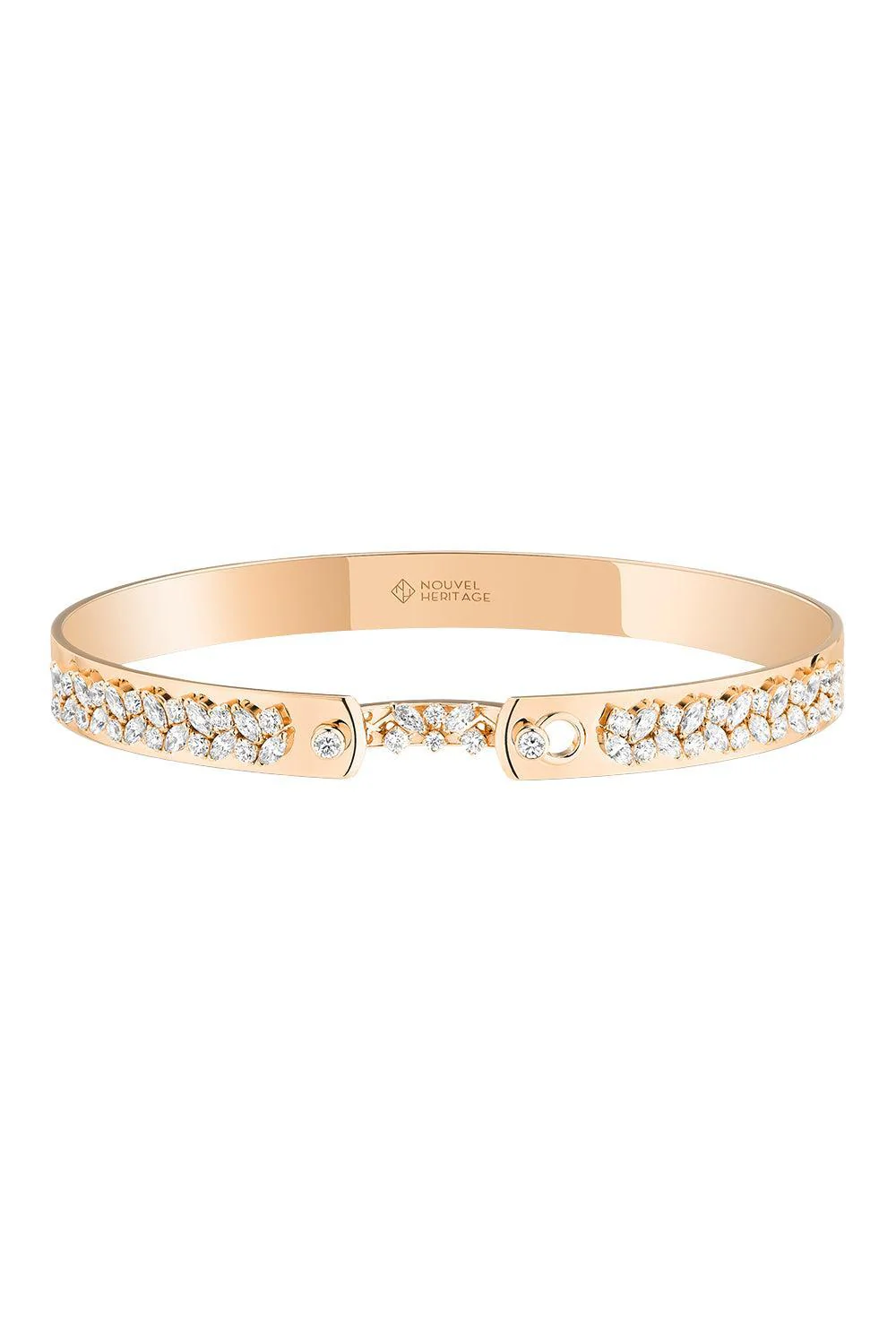 Soiree Mood Bangle Bracelet - Rose Gold