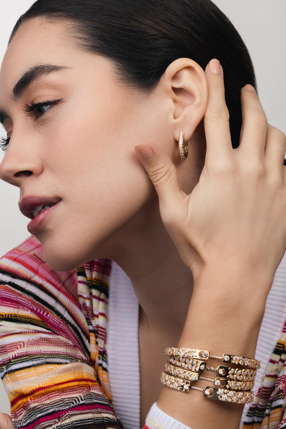 The Early Riser Diamond Bangle Bracelet - Image 4