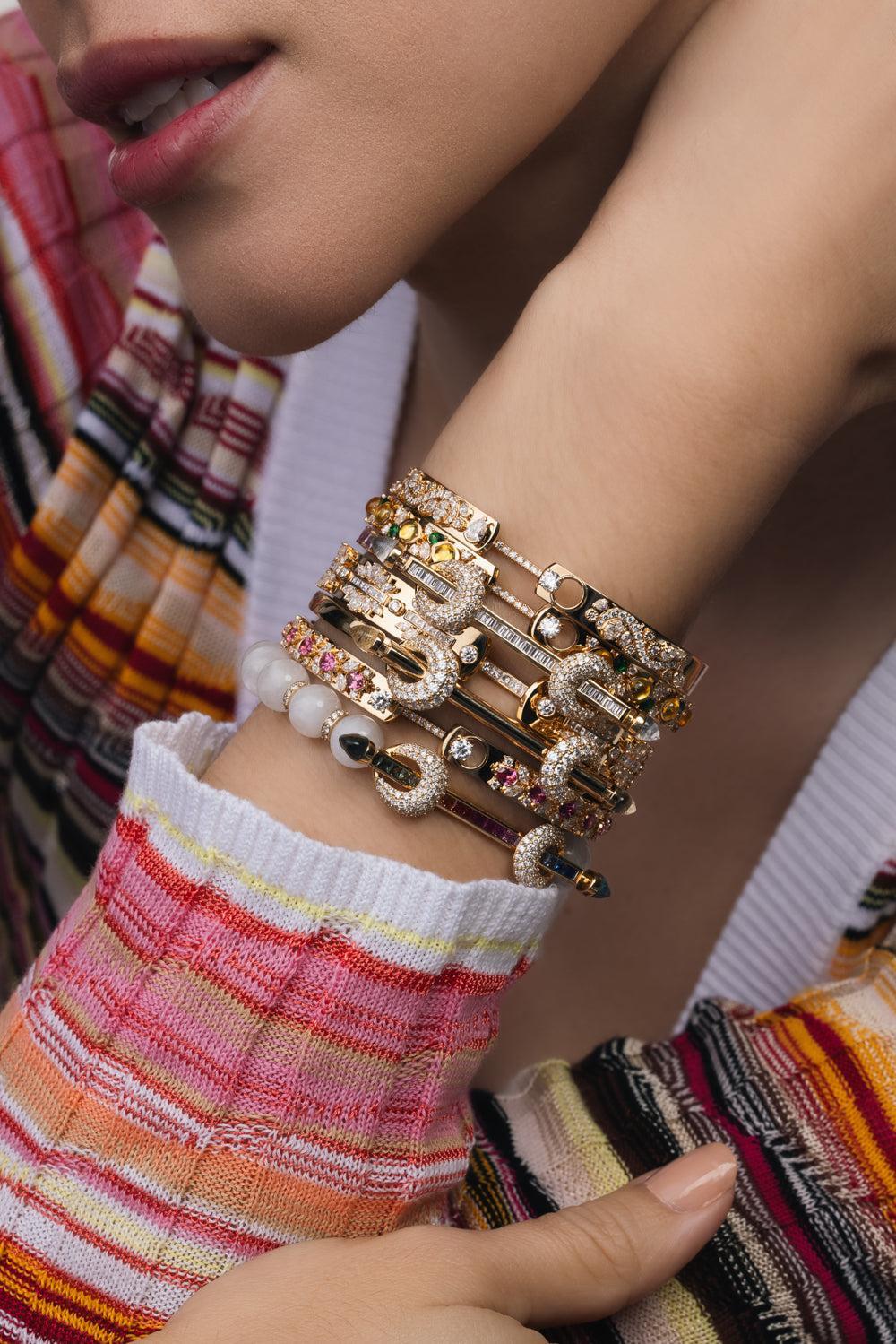 The Lemonade Maker Diamond Bangle Bracelet - Image 2