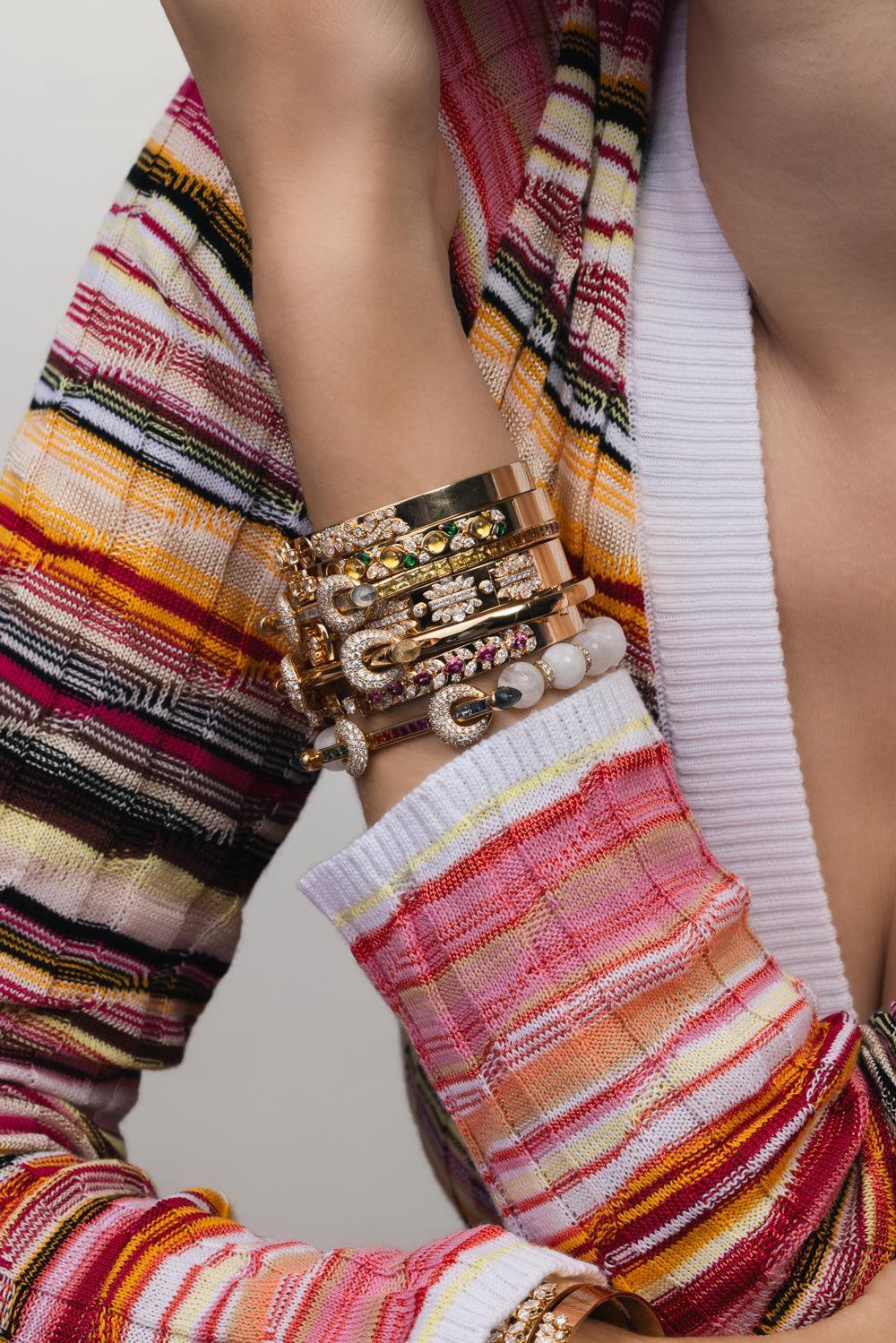 The Lemonade Maker Diamond Bangle Bracelet - Image 3