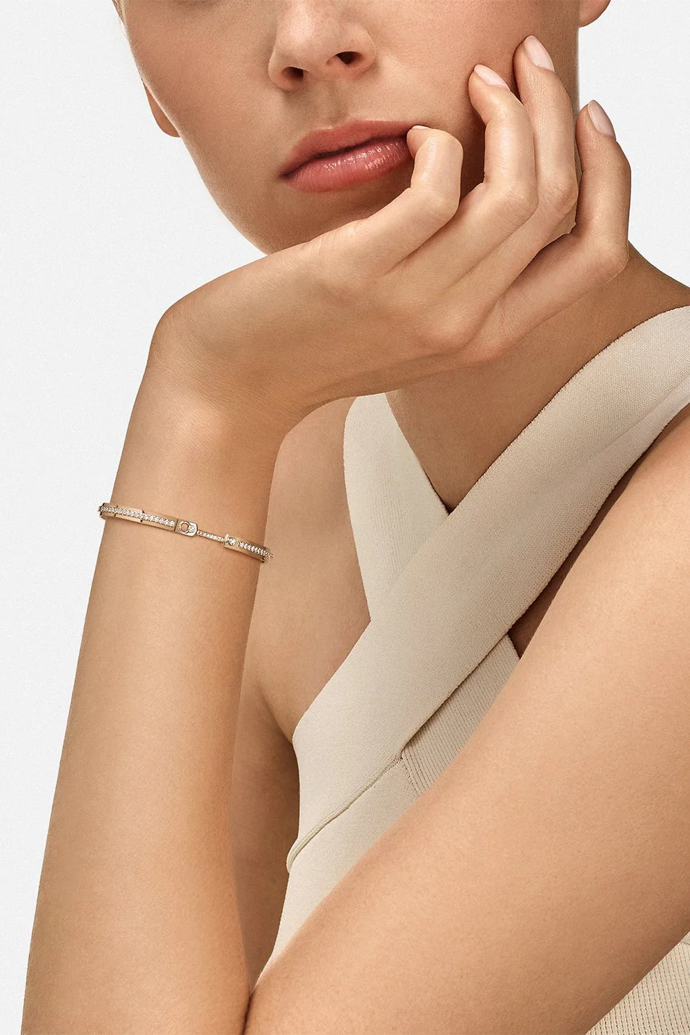 Tuxedo Mood Bangle Bracelet - Image 2