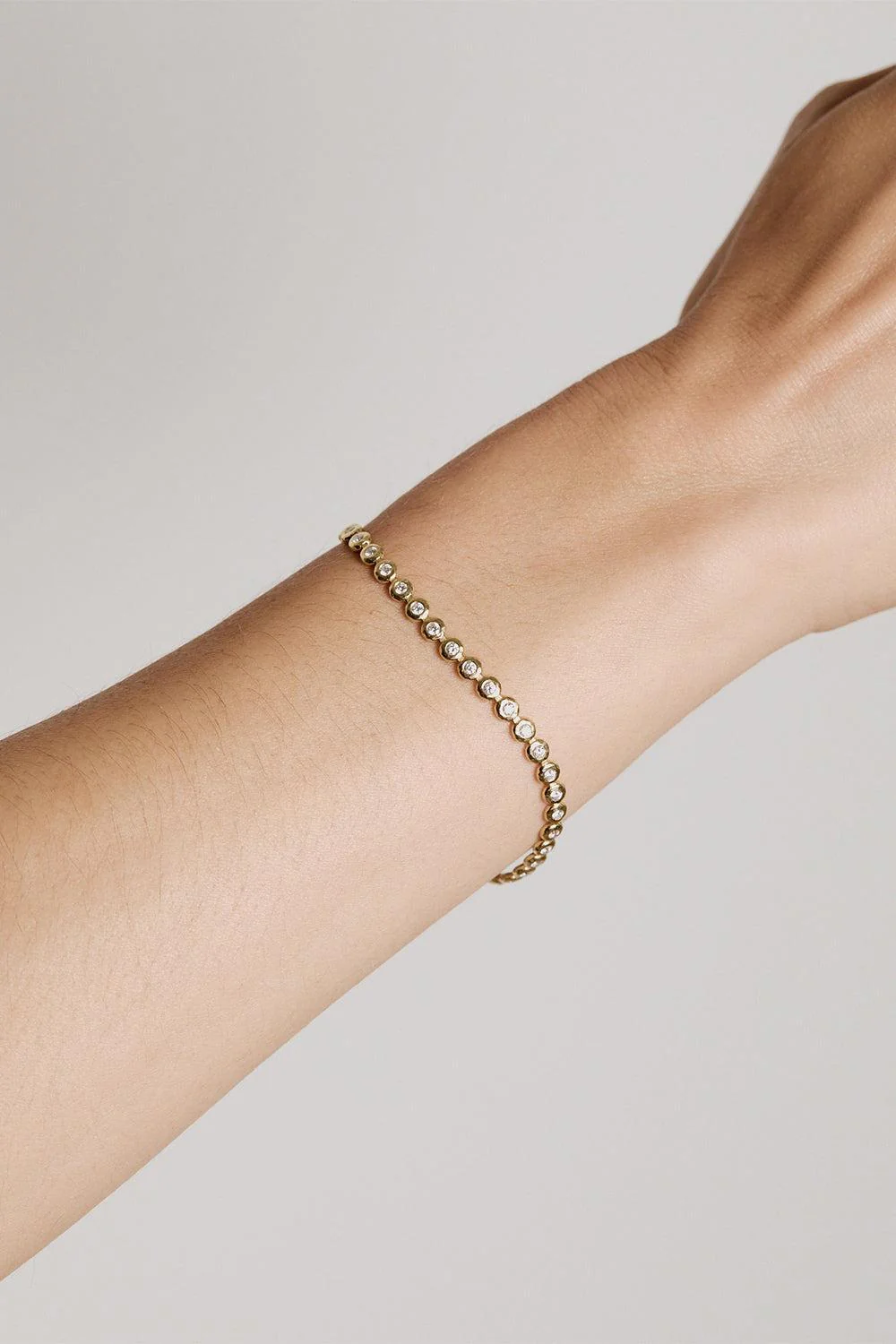 Diamond Gemmed Tennis Bracelet - Image 3