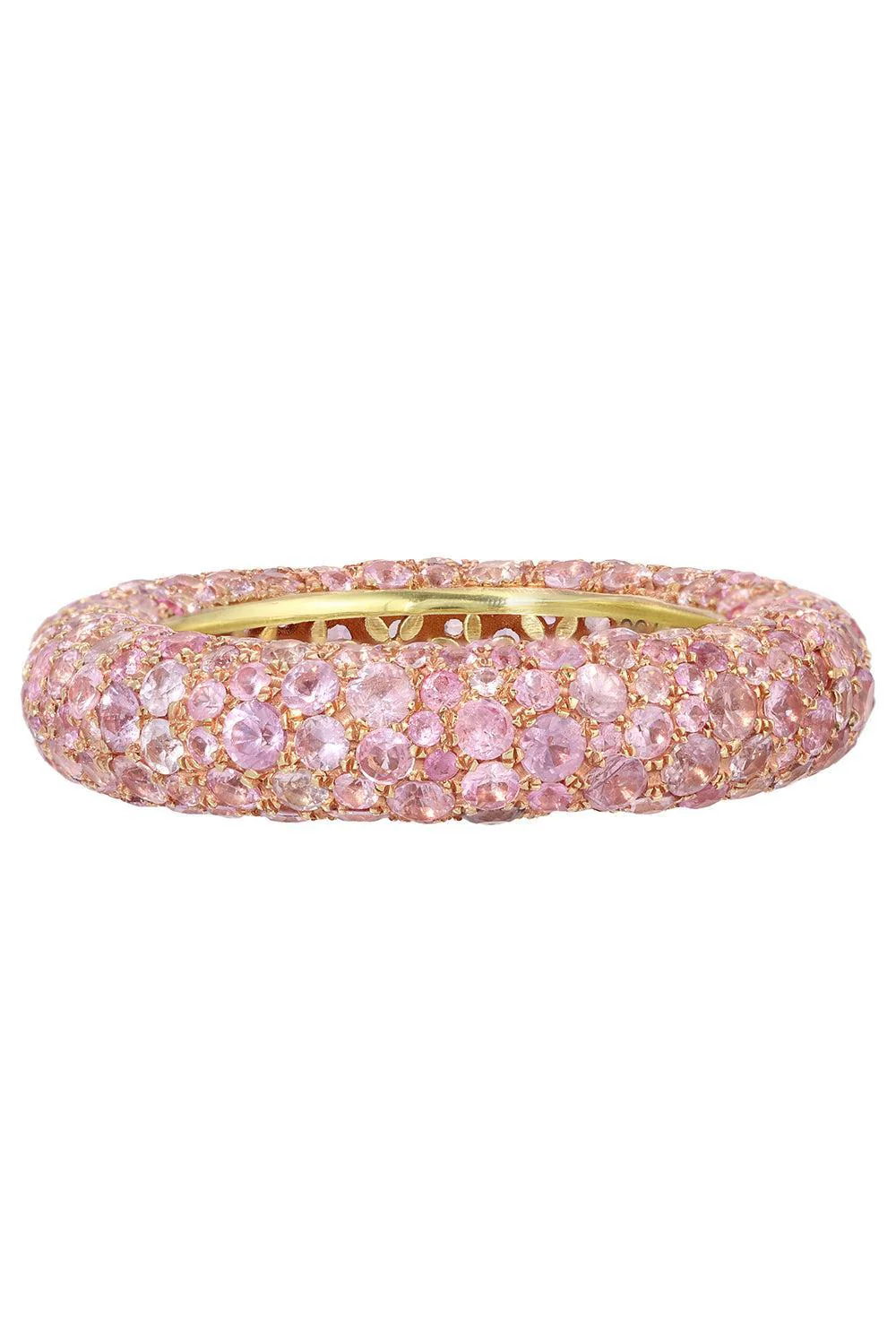 Pink Sapphire Blossom Bubble Ring