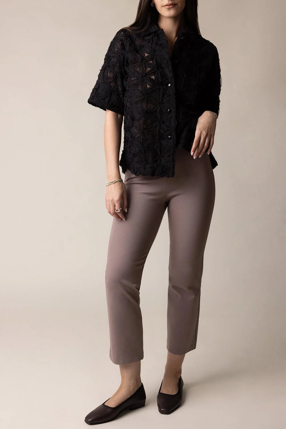 Crop Pant - Taupe - Image 2