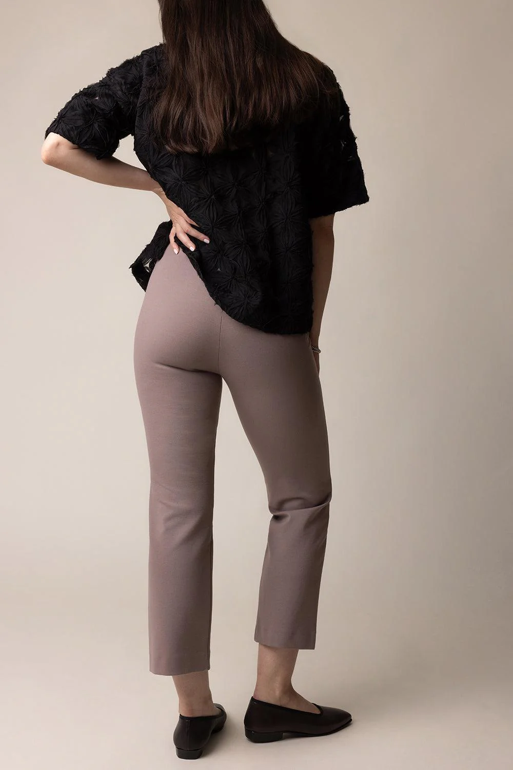Crop Pant - Taupe - Image 4