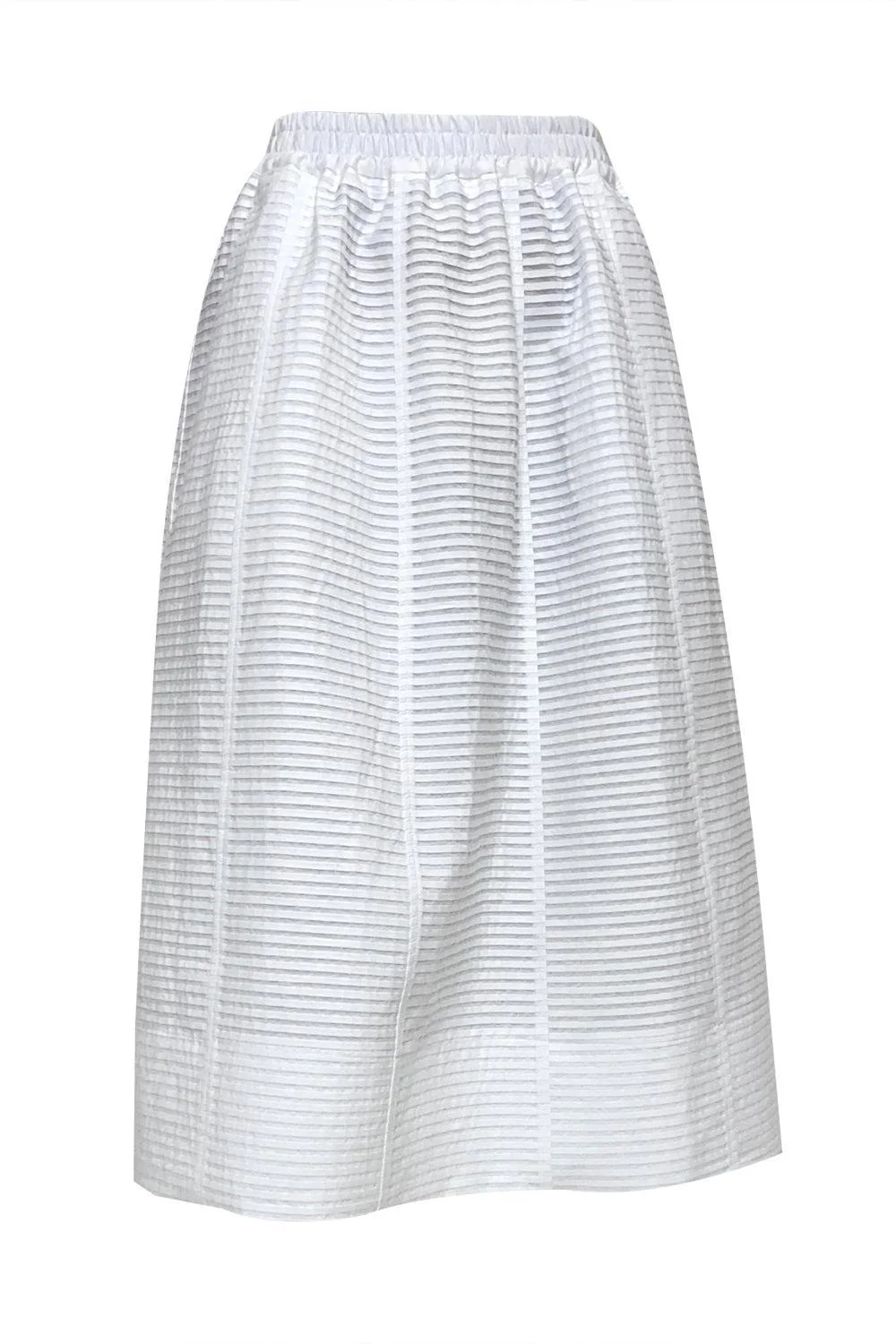 Midi Skirt - White