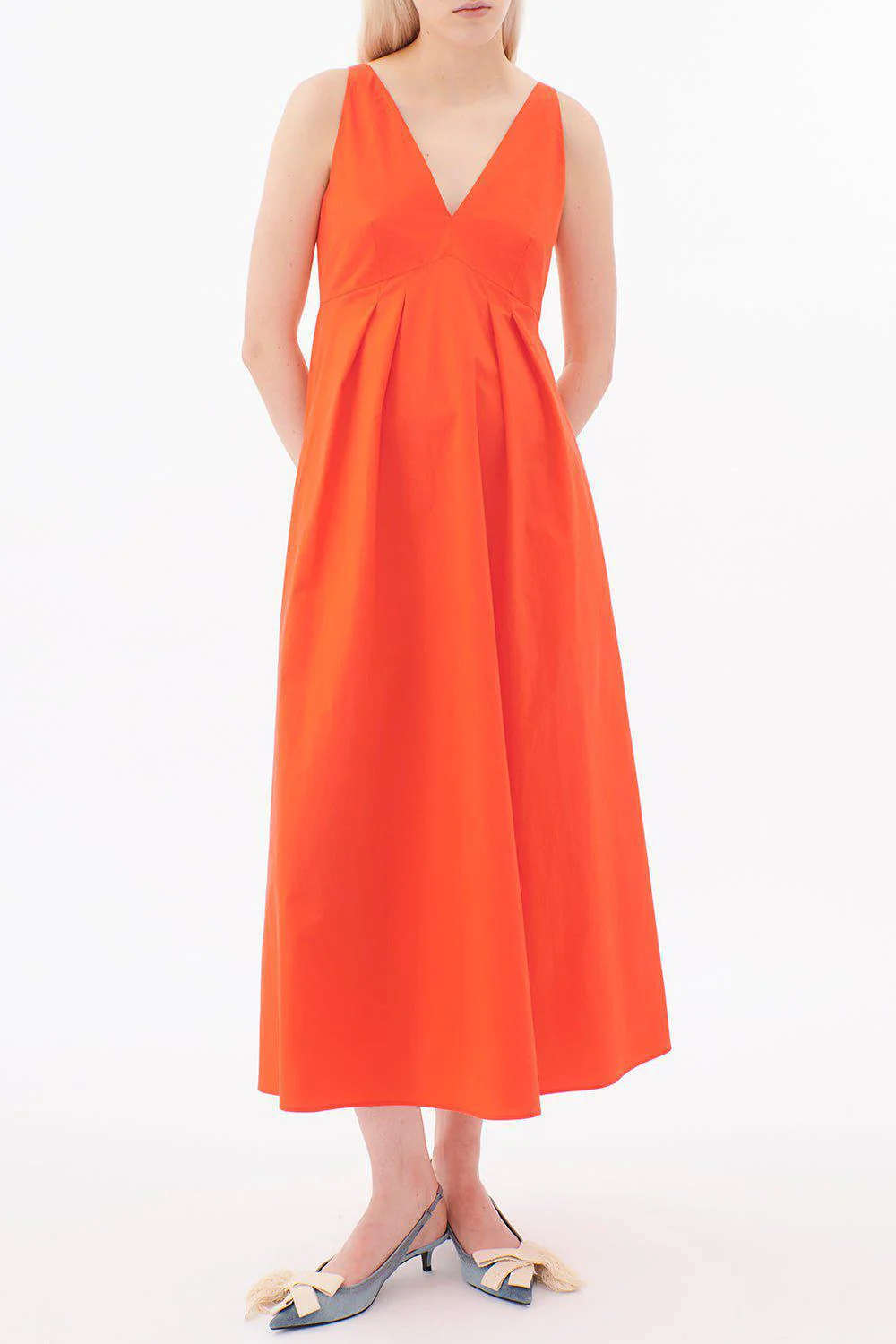 Sleeveless V-Neck Dress - Image 2