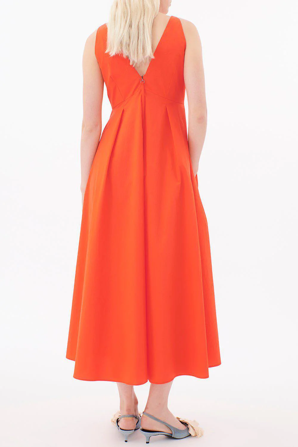 Sleeveless V-Neck Dress - Image 5