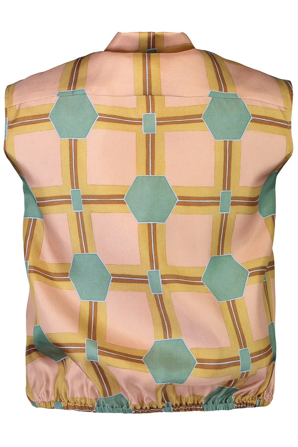 Sleevess Collar Shirt - Image 5