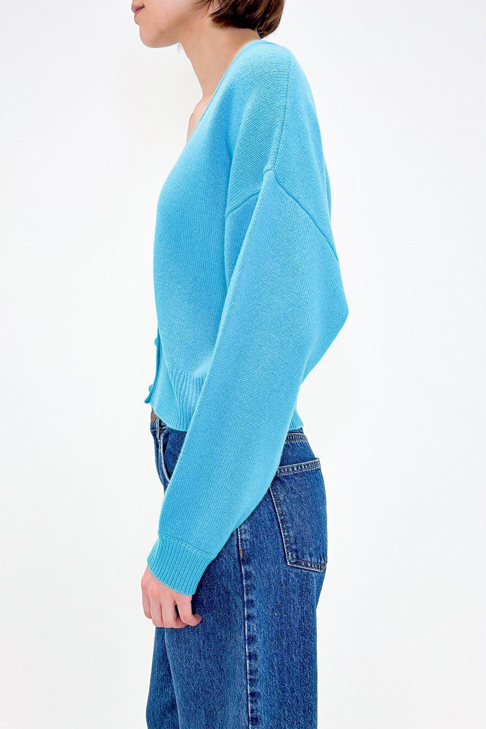V Neck Cardigan - Image 2