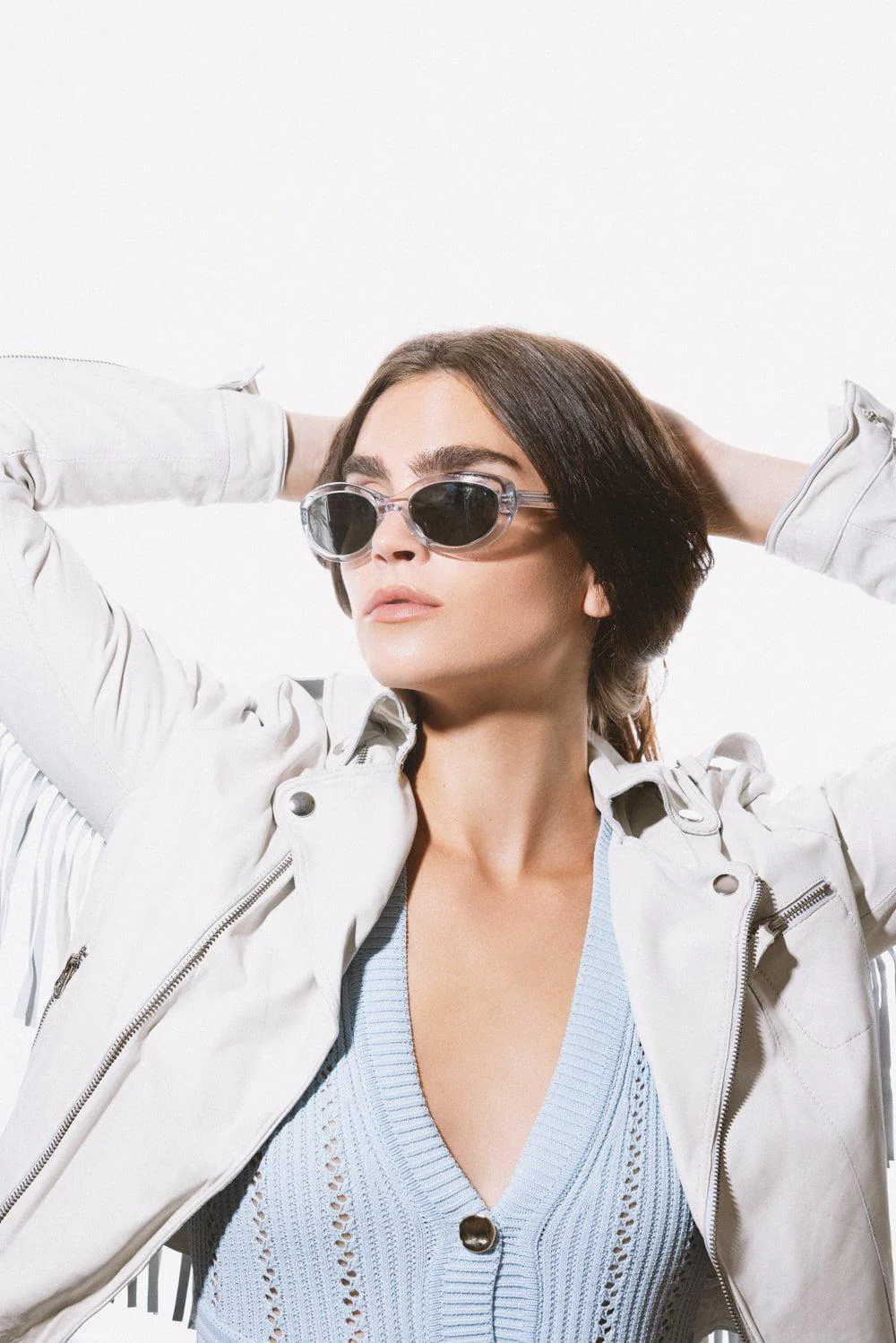 1969C Sunglasses - Crystal - Image 3