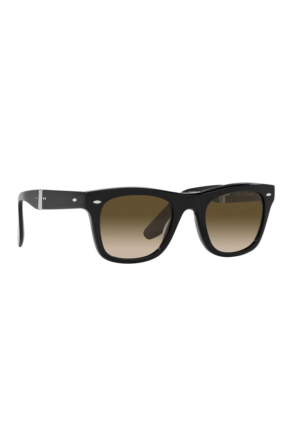 Mister Brunello Folding Sunglasses - Black Chrome Olive - Image 2