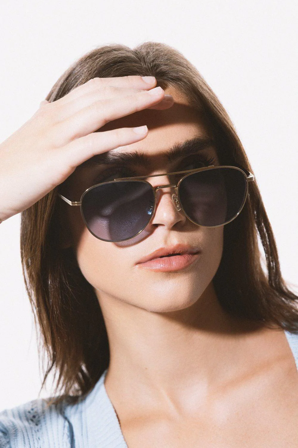 Rivetti Sunglasses - Gold Marine Gradient - Image 2