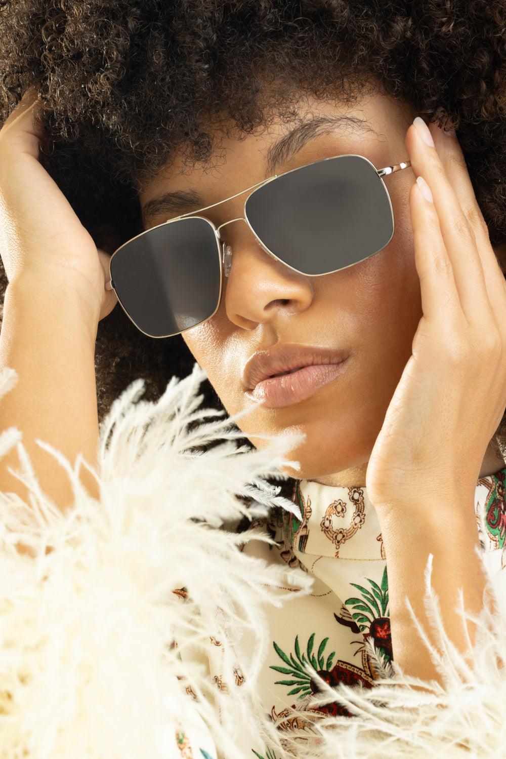 Square Aviator Polarized Sunglasses - Image 3