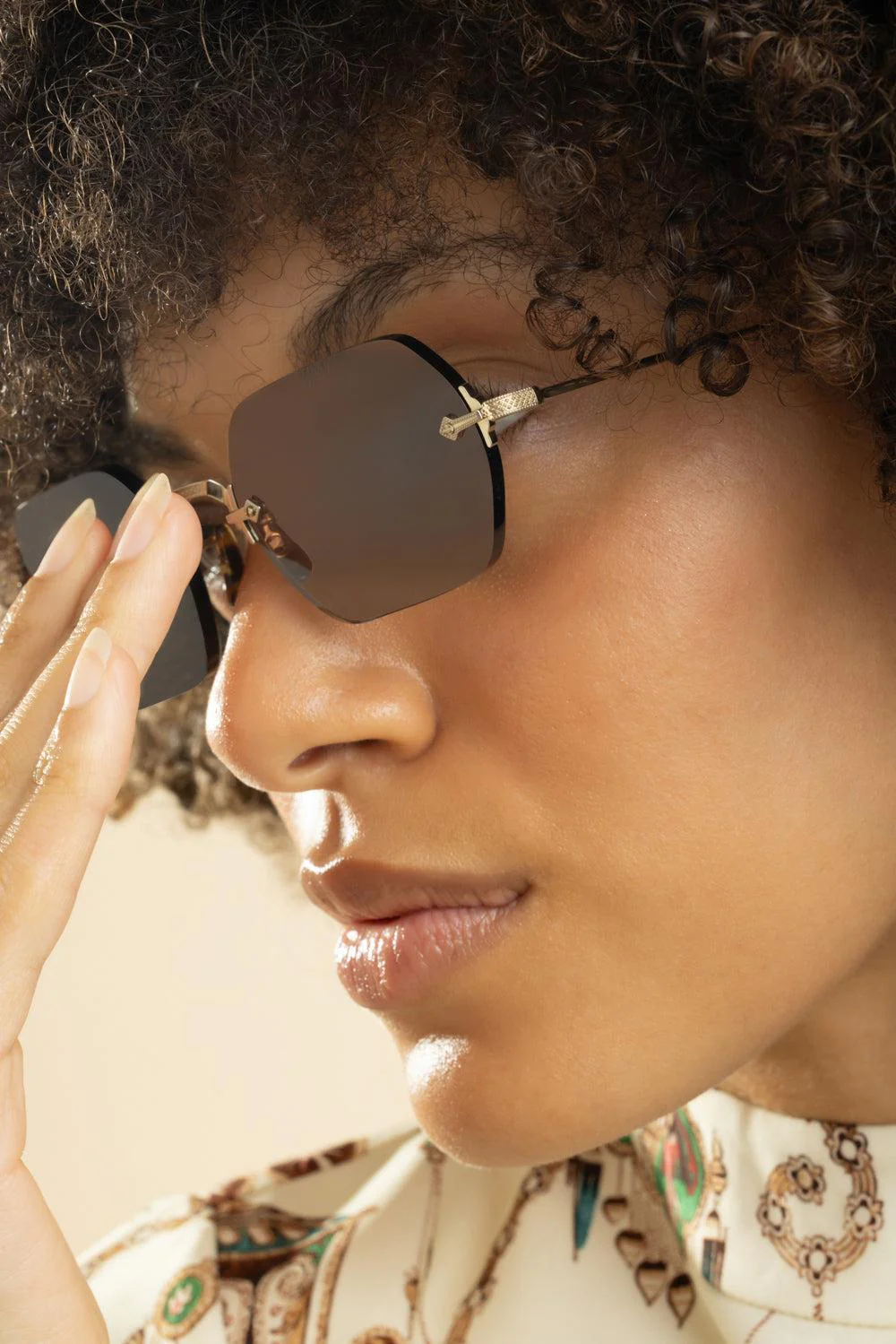 TK-13 Sun Hex Mirror Sunglasses - Image 4