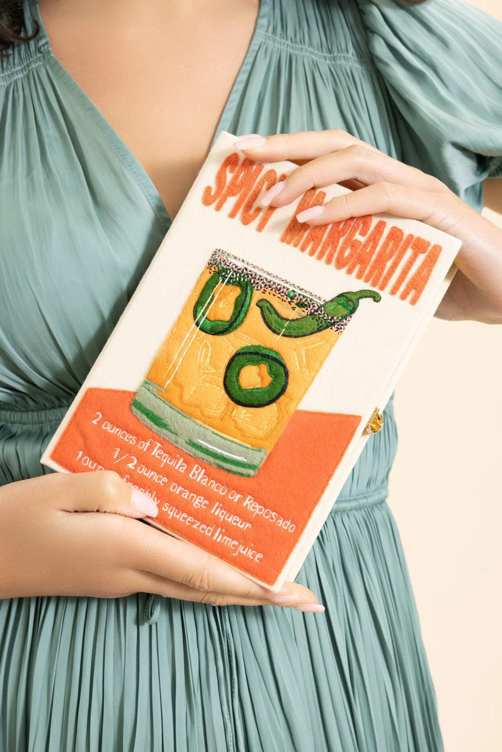 Spicy Margarita Book Clutch Bag - Image 2