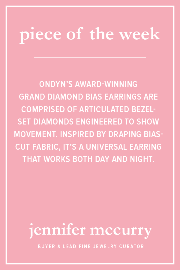 Grand Diamond Bias Earrings - Image 3