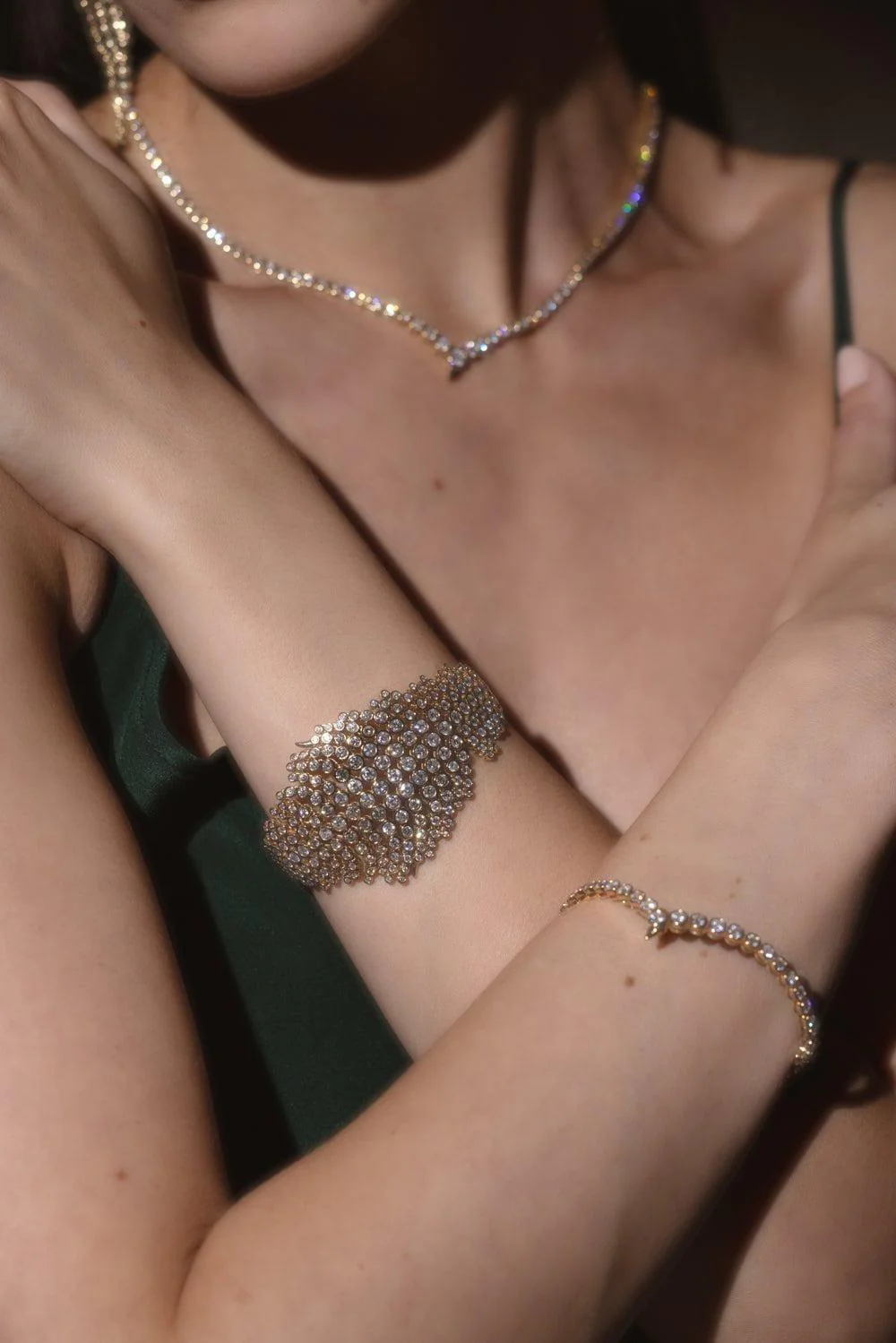 Grand Fringe Cuff Gold - Image 3