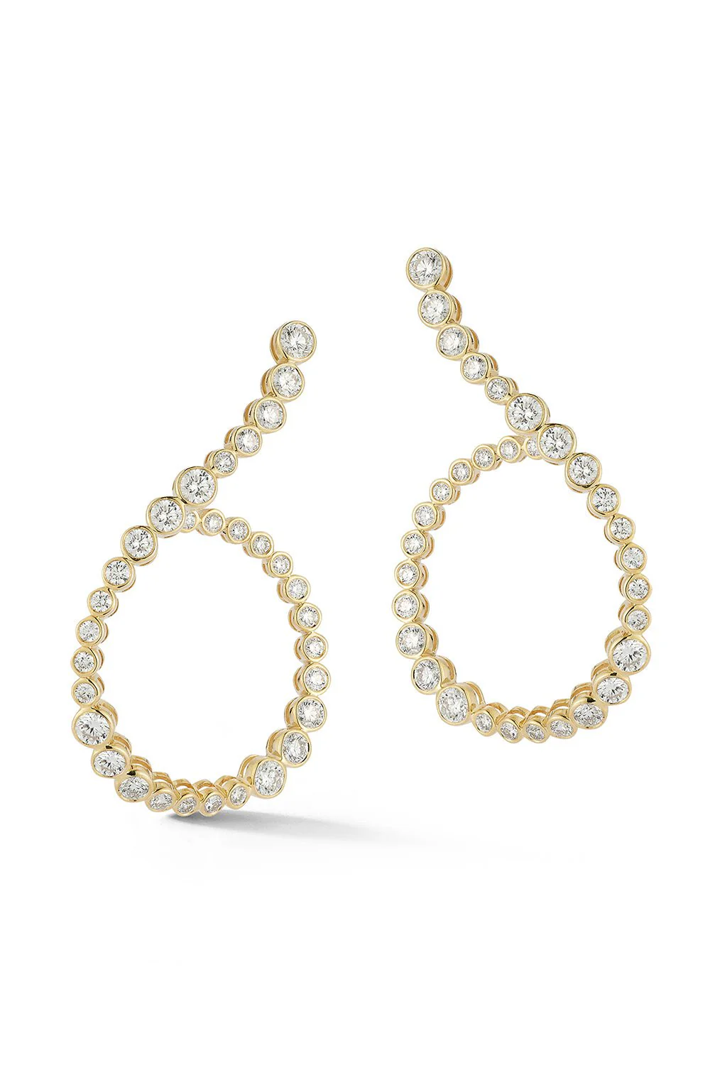 Grand Halo Hoop Earrings