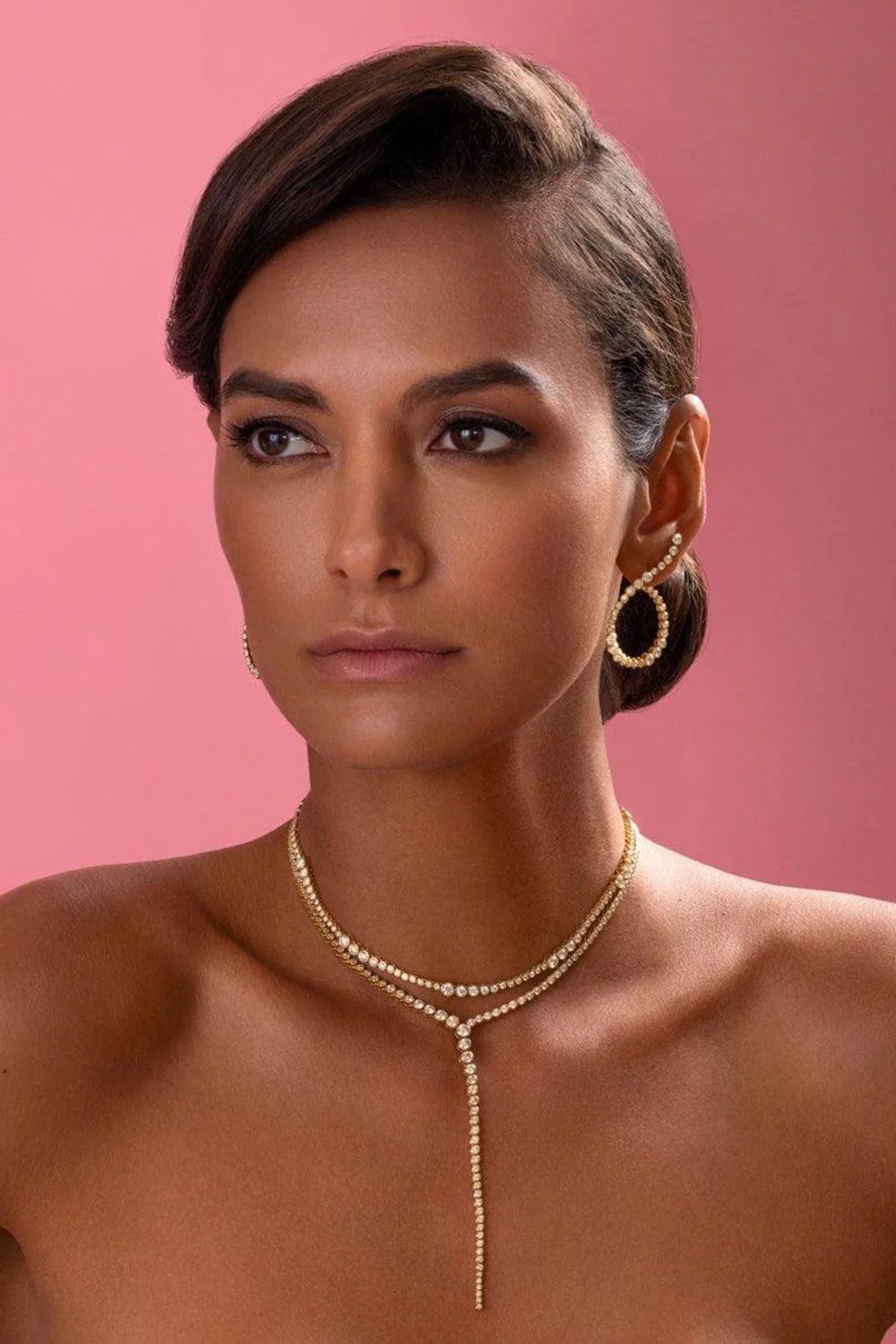 Grand Halo Hoop Earrings - Image 2