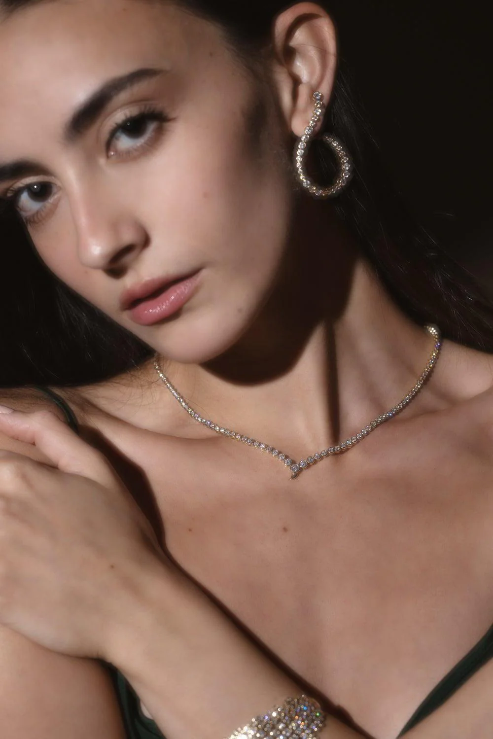 Grand Halo Hoop Earrings - Image 3