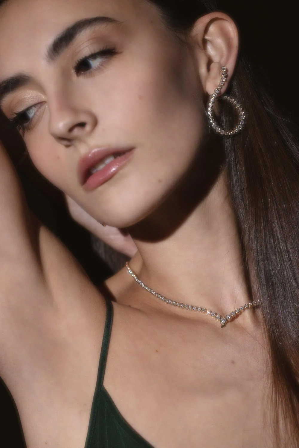 Grand Halo Hoop Earrings - Image 4