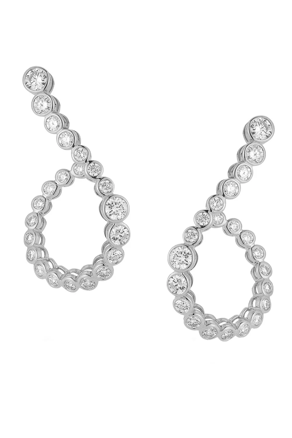 Small Halo Hoop Earrings