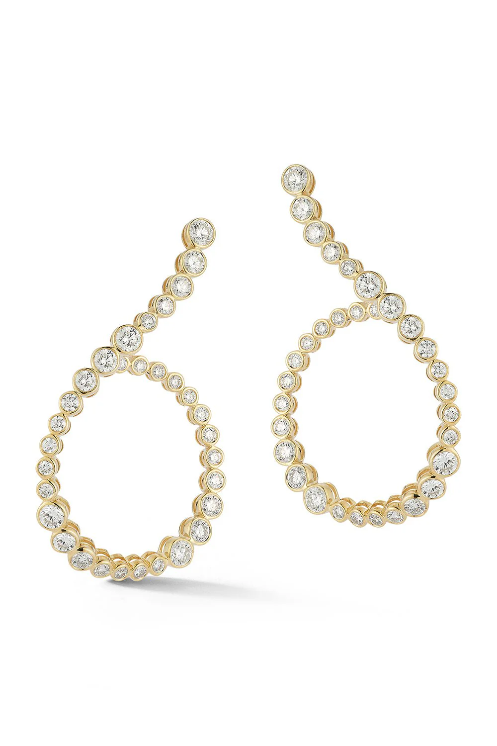 Small Halo Hoop Earrings - Image 6