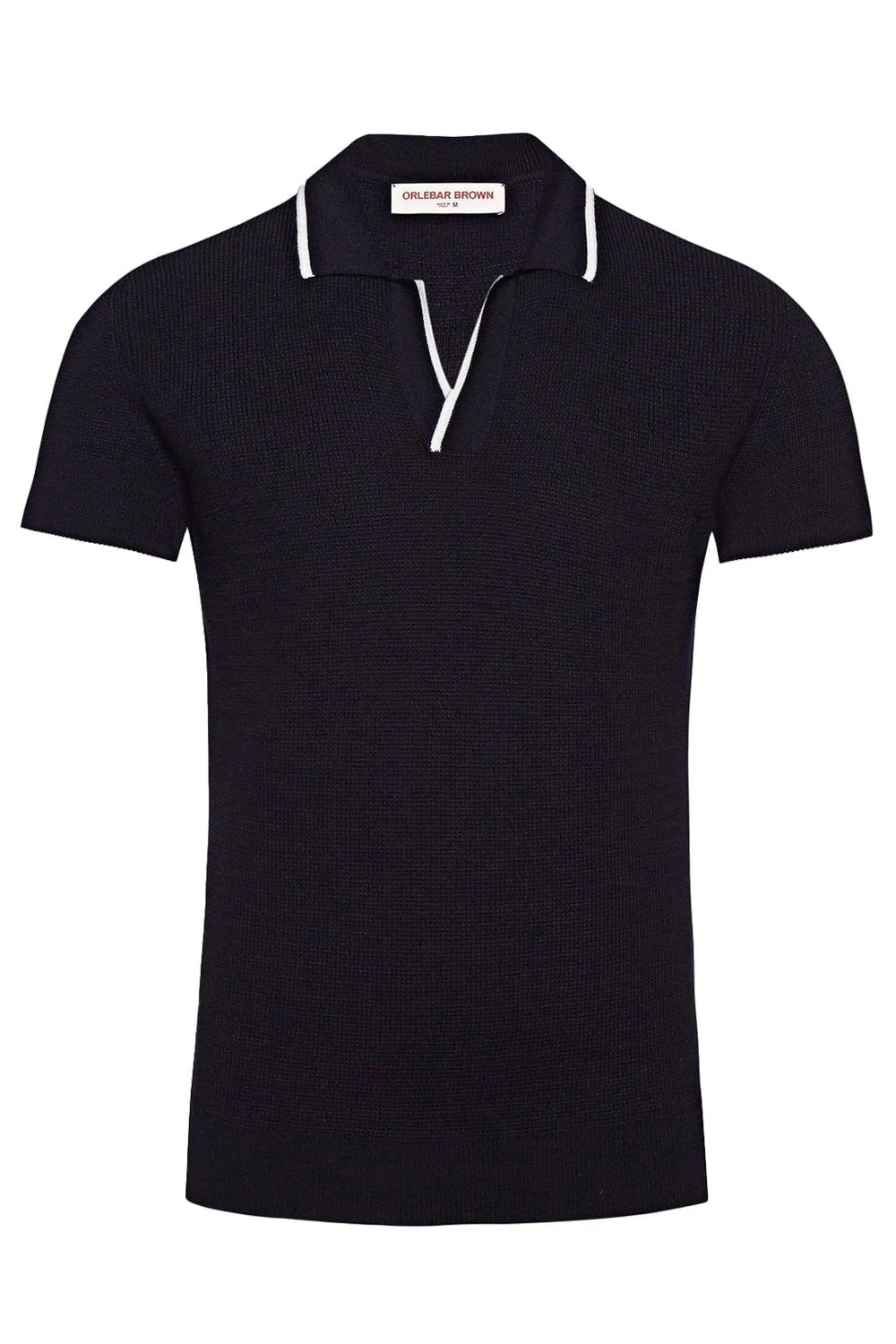 Horton Merino Polo - Navy