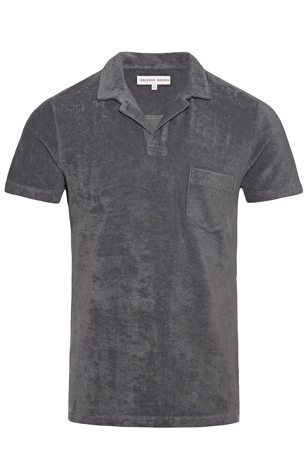 Terry Toweling Polo - Granite