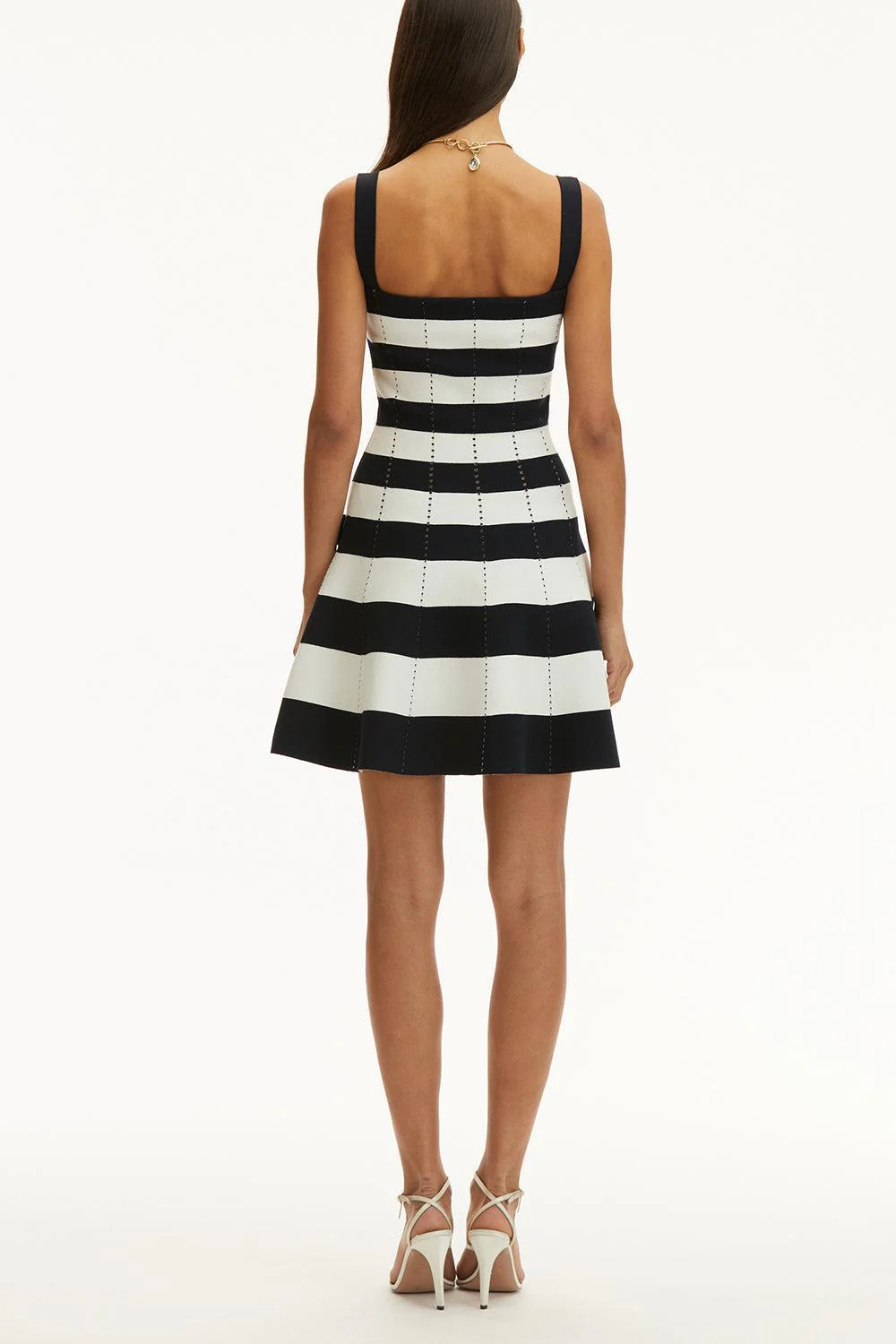 3d Circle Stripe Dress - Image 5
