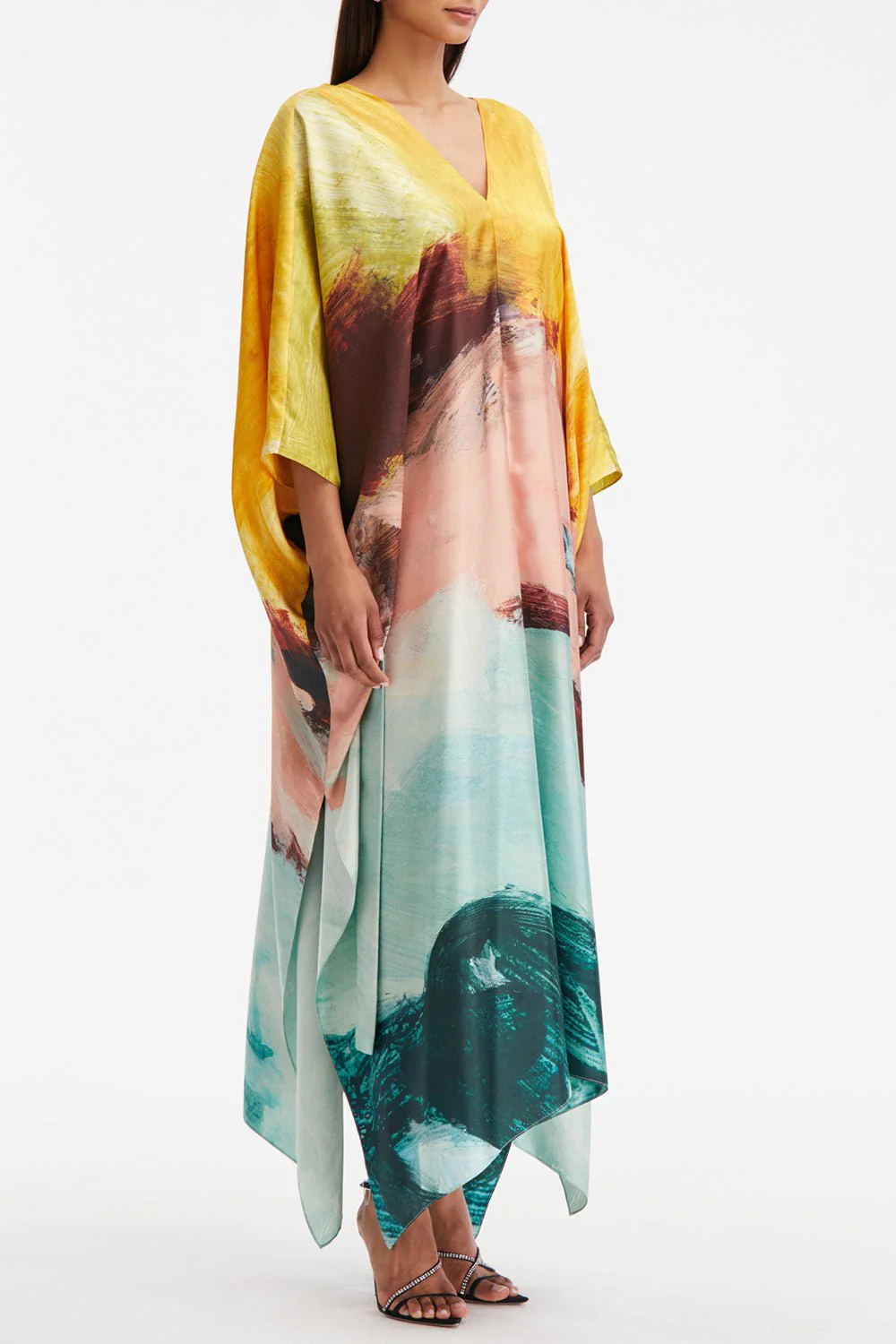 Abstract Landscape Caftan - Image 2