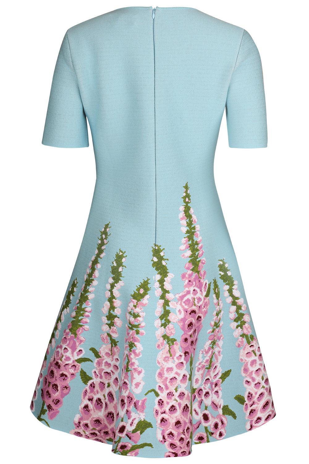 Allium Jacquard Fit & Flare Knit Dress - Image 6