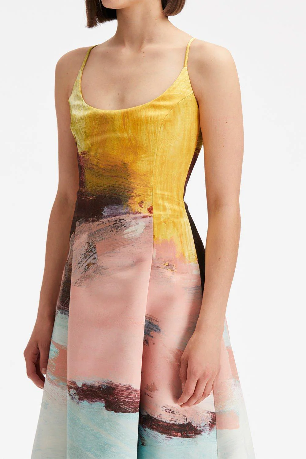 Ballerina Strap Abstract Gown - Image 3