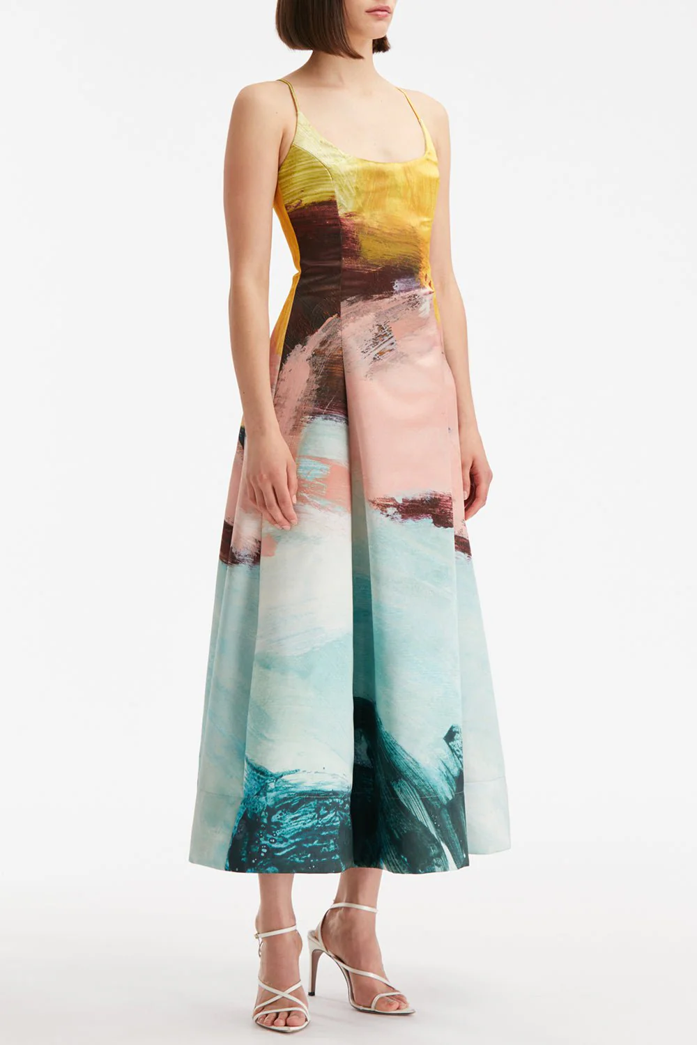 Ballerina Strap Abstract Gown - Image 4