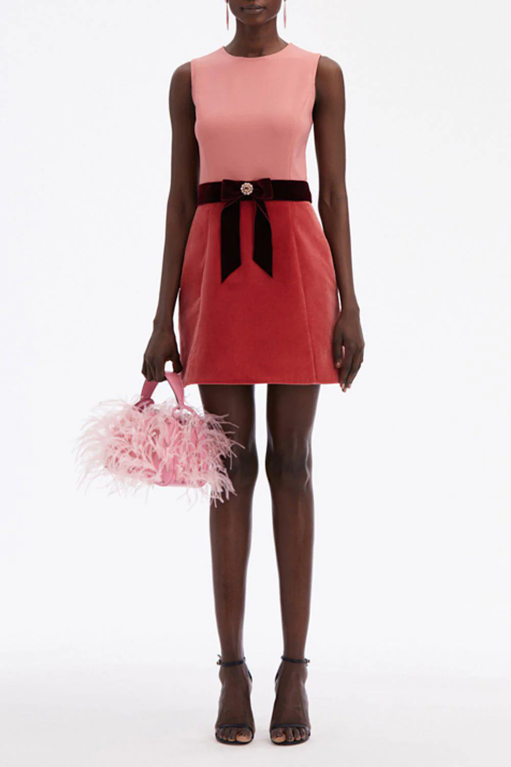 Bow Detail Bodice Dress - Image 2