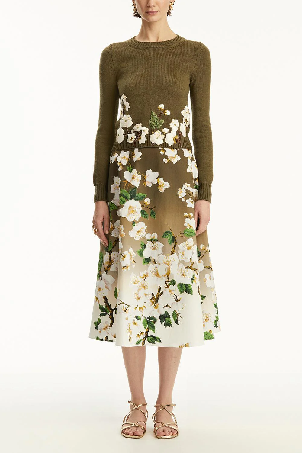 Cherry Blossom Embroidered Pullover - Image 2