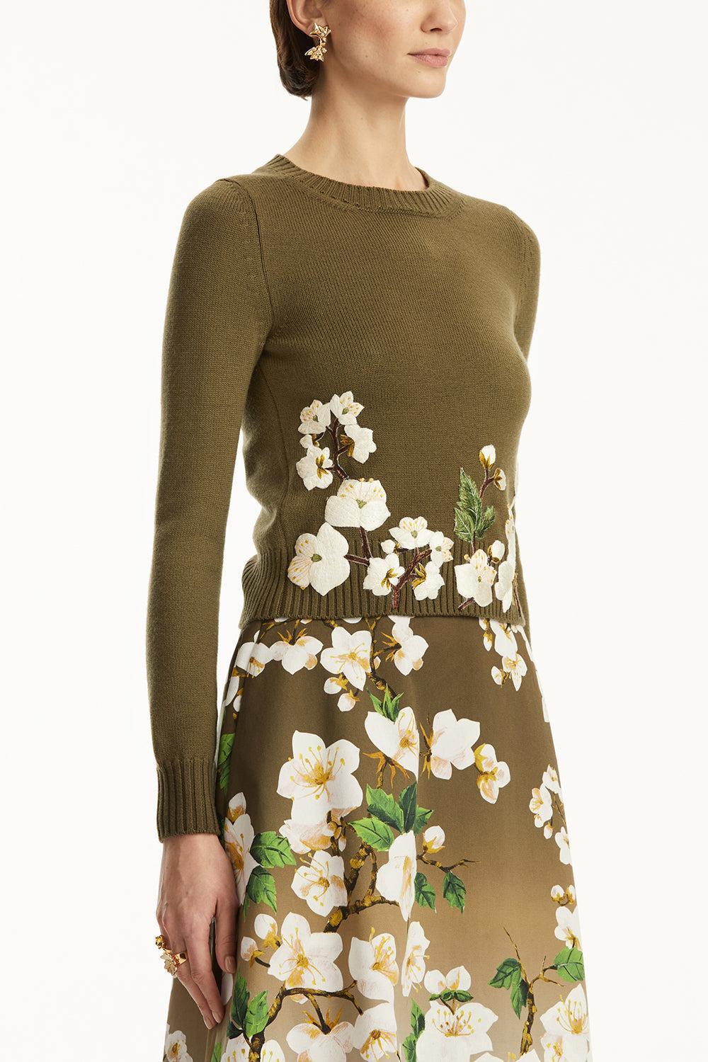 Cherry Blossom Embroidered Pullover - Image 4