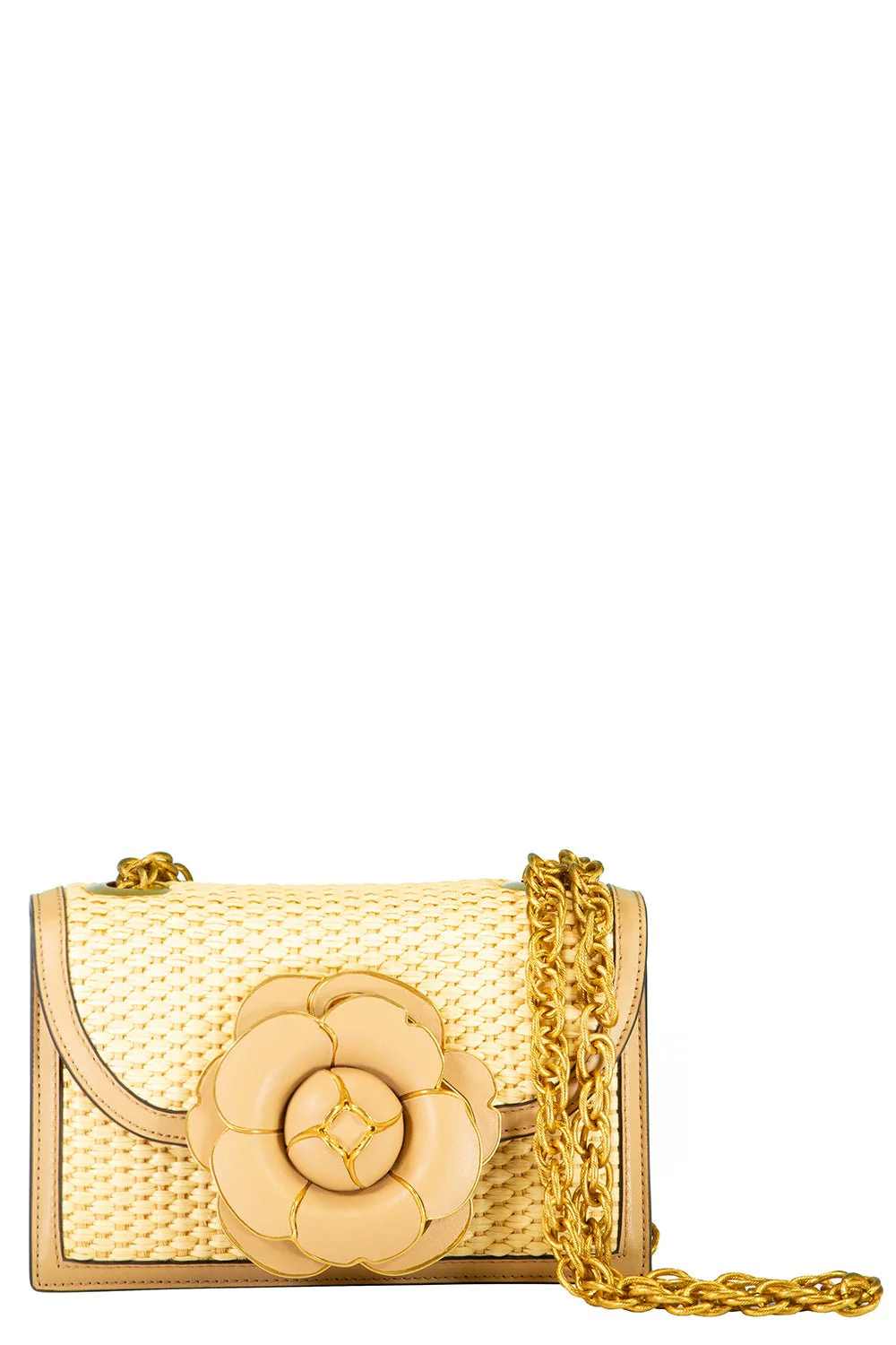 Classic Tro Bag - Beige Raffia